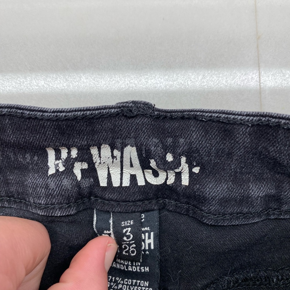 Rewash Dark Gray Jean Shorts - Picture 4 of 4